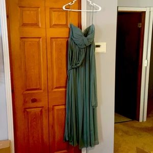 Birdy Grey size L Grace convertible bridesmaid dress sea glass